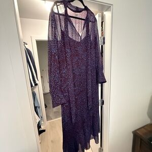 Target Purple Long Sleeve Dress